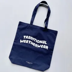 Traditional Weatherwear トラディショナルウェザーウェア  WAVE LOGO GUSSET TOTE ウェーブロゴ トートバッグ 販売継続品のサムネイル