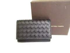 ボッテガヴェネタ BOTTEGA VENETA イントレチャート カーフスキン 名刺入れ ビジネスカードケース カード入れ メンズ レディース 【未使用保管品】のサムネイル