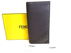 フェンディ FENDI セレリア プリントファブリック カーフスキン 2つ折り 長財布 ロングウォレット メンズ 【未使用保管品】のサムネイル