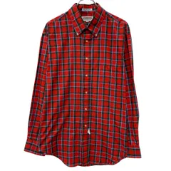 90s McGREGOR 長袖 チェックシャツ XL レッド マルチカラー マックレガー ボタンダウン 90年代 チェック柄 カジュアル 春物 a807-5026のサムネイル