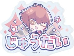 [신품] 배지·빈즈 01.유성 십대(콜라보레이션 일러스트) 배꼽 플레이트 배지 [유☆희☆왕 듀얼 몬스터즈 GX Design produced by Sanrio]