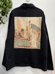 Supreme 18SS NY Tapestry Denim Chore coat シュプリーム　ニューヨーク　タペストリー　カバーオール　Lサイズのサムネイル