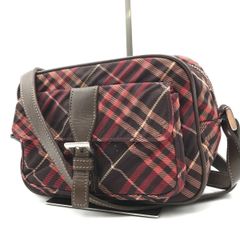 希少】BURBERRY バーバリー ツイード×レザー ショルダーバッグ - メルカリ
