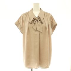 ✧︎新品♡︎ジャス♡︎5分袖パールバーブラウス ピンクベージュ 1 S