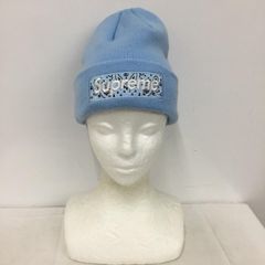 Supreme New Era バンダナ ボックスロゴ ビーニー グレー - メルカリ