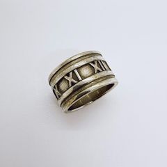 TIFFANY & Co. ティファニー アトラス ワイド リング 指輪 シルバー13