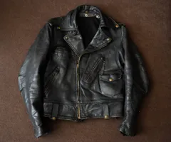 希少！40s CALIFORNIA SPORTSWEAR CO. ホースハイド ライダース Dポケ 38 50s 60s 70sのサムネイル