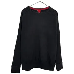 Levi's リーバイス コットンニットセーター ブラック(メンズ L)中古 古着 Y5014のサムネイル