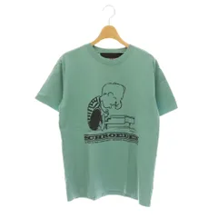マークジェイコブス MARC JACOBS × ピーナッツ PEANUTS シュローダーTシャツ カットソー 半袖 XS ライトブルー ブラック /DO ■OS ■SHのサムネイル