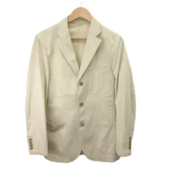 チャップス CHAPS テーラードジャケット 上着 M ベージュ ストライプ柄 パッチポケット 長袖 /YU ■ECC006のサムネイル