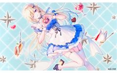C106 AliceSyndrome 藍沢エマ プレイマット+スリーブ C106 AliceSyndrome 藍沢エマ スリーブ プレイマット - メルカリ