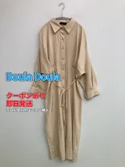 Doula Doula ドゥーラドゥーラ シャツワンピース ベージュ 無地 リボン 長袖 ロング・マキシ丈 レディースのサムネイル