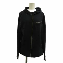 アルマーニエクスチェンジ A/X ARMANI EXCHANGE フーディージップアップパーカー XL 黒 ブラック フード付き ジップアップ 長袖 ECC006 /SH ■ECC006のサムネイル