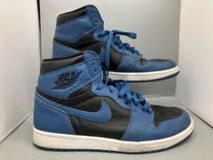 【鑑定済み】NIKE ナイキ スニーカー エア ジョーダン 1 Retro High OG ダークマリーナブルー/ブラックホワイト　555088-404 のサムネイル