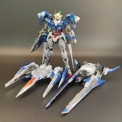 ★ショップ限定割引クーポン発行中★ ガンプラ【ジャンク品・欠品多数】 MG 1/100 ダブルオーザンライザー[クリアカラー] 完成品 組立済みMG HG ガンダム  Gunpla 2906のサムネイル