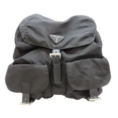 【中古】プラダ PRADA EWM ED3-5 ナイロンリュック ブラック トライアングルロゴ テスート ナイロン レディース A2602441【 無料ギフトラッピング承ります】のサムネイル
