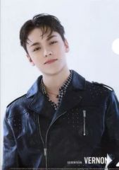 [중고] 클리어 파일 버논 A4 클리어 파일 [플랫 가샤폰 SVT 클리어 파일 컬렉션 vol.2 From PLEDIS ENTERTAINMENT SEVENTEEN]