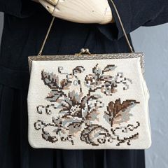 Martin Kidman ニードルポイント 刺繍 口金透かし細工 バッグ 公式
