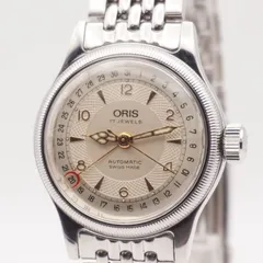 ⭐ORIS 7400B ポインターデイト 自動巻 オーバーホール済 シルバー ギョーシェ文字盤 17石 純正BOX 保証書付き スイス製 メンズ 腕時計 ヴィンテージ アンティーク 稼働品 美品 希少 コレクションのサムネイル