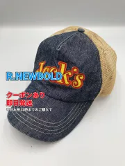 R.NEWBOLD アールニューボールド キャップ ネイビー デニム コットン ベースボール メンズ レディースのサムネイル