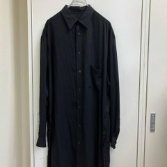 Yohji Yamamoto POUR HOMME ウールギャバ ロングシャツ - メルカリ