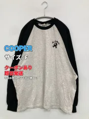 COOPER クーパー Tシャツ/カットソー F ホワイト バックプリント ワンポイント ブランドロゴ ミドル丈 長袖 クルーネック(丸首) メンズ レディースのサムネイル
