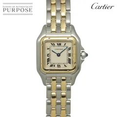 カルティエ Cartier パンテール SM 2ロウ コンビ レディース 腕時計 アイボリー YG イエローゴールド クォーツ Panthere 90324554のサムネイル