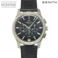 ゼニス ZENITH エルプリメロ キャプテン 03 2110 400 クロノグラフ メンズ 腕時計 ブラック 自動巻き El Primero 90331225のサムネイル