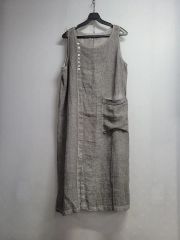 うさとの服 美品ストライプ柄 ノースリーブ チュニック - メルカリ