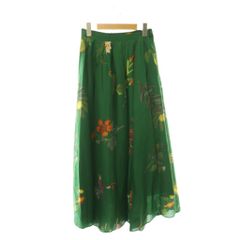 ✨新品•未使用✨CABAN 花柄 ワイドパンツ グリーン - メルカリ