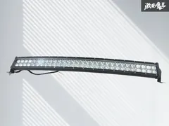 【点灯OK】 社外 汎用 LED ライトバー ワークライト 車外灯 補助灯 農業機械 縦 約7.5cm / 横 約79cm / 穴間 約82.5cm / 厚さ 約5.5cm 棚のサムネイル