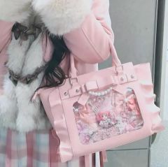POPPY Tulle Frill Bag (pink) - メルカリ