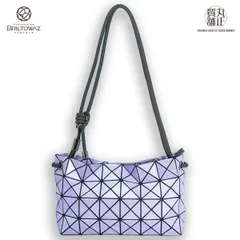 BAOBAO ISSEYMIYAKE LOOP METALLIC ショルダーバッグ BB21-AG571 ラベンダー 紫 パープル バオバオ イッセイミヤケ 肩掛け レディース USED【中古】【ブリルトワーゼ】【丸正質舗】【質屋】（M212797）のサムネイル
