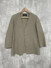 LEQUIPE YOSHIE INABA レキップ ヨシエイナバ ノーカラー ジャケット size9/ベージュ ■◇ レディースのサムネイル
