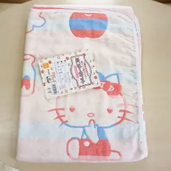 キティ ガーゼ ハーフケット 95x145cm お昼寝ケット 夏 肌掛け布団のサムネイル