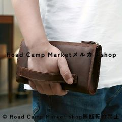 Men's Long Wallet, Large Capacity, Crazy Horse Leather, Genuine Top-Grain Cowhide, Clutch Bag, Leather Wallet, Multifunctional, Card Slots, Coin Purse, Bill Compartment, Zipper Closure, Cowhide Leather, Business, Casual, Vintage, Retro, High-Quality, Durable, Men's Wallet