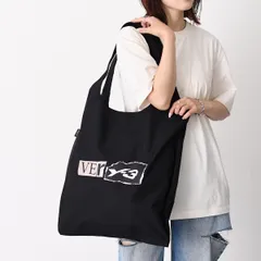 Y-3 ワイスリー トートバッグ バッグ GRAPHIC TOTE KD0182 レディース ユニセックス ブラック ナイロン Very-3 グラフィックトート 異素材 A4サイズ収納可26SS入荷のサムネイル