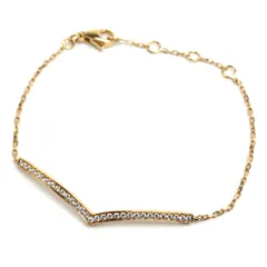 Chaumet ショーメ K18PG ピンクゴールド ジョゼフィーヌ エグレット ブレスレット ダイヤモンド 3.3g 14/15/16/17cm レディース 中古のサムネイル
