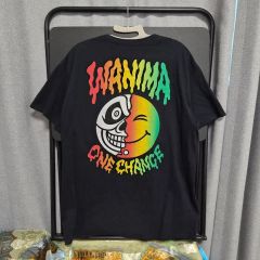 WANIMA ピンク Tシャツ ワンチャンスLサイズ 早い者勝ち‼️蛍光 ピンク