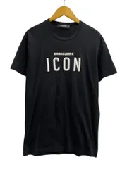 DSQUARED2 (ディースクエアード) Tシャツ 半袖 刺繍ロゴ イタリア製 S ブラック メンズ/009のサムネイル