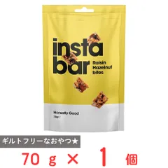 日仏貿易 インスタバー レーズン＆ヘーゼルナッツバイツ 70gのサムネイル