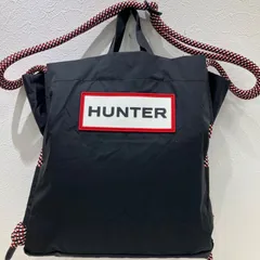 4015　HUNTER　ハンター　トートバッグ　2way　 トラベルリップストップトート　ブラック系　黒　 ロゴ　撥水　ナイロン　軽量　ユニセックス　 男女兼用のサムネイル