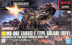 BANDAI SPIRITS HG 1/144 기동전사 건담 복수의 레퀴엠 자쿠 II F형 솔라리기(복수 레퀴엠) NETFLIX 독점 전달 중 254