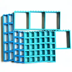 レゴ 正規品 中古 小窓 窓枠 54個 ダークアズール ミディアムアズール レゴブロック【管理番号：4175】のサムネイル