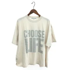 KATHARINE HAMNETT キャサリンハムネット 半袖カットソー サイズ:M フロントデザイン/CHOOSE LIFE/    ベージュ レディース / 240001210641のサムネイル