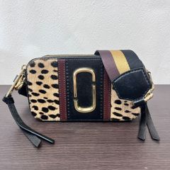 15108-080★MARC JACOBS マーク・ジェイコブス THE SNAPSHOT ザ スナップショット M0013002 002 レオパード柄 ハラコ ショルダーバッグ カメラバッグ レディース★のサムネイル