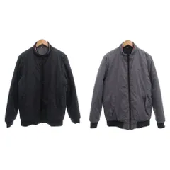 トミーヒルフィガー TOMMY HILFIGER リバーシブルボンバージャケット XL 紺 ネイビー グレー 無地 長袖 /NX ■ECG006のサムネイル