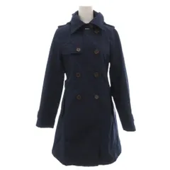 エーグル AIGLE トレンチコート ミドル丈 フード付き ゴアテックス S 紺 ネイビー ダブルブレスト /IB ■ECF006のサムネイル