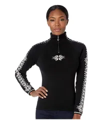 ダールオブノルウェイ レディース アウター ニット・セーター ミニ Dale of Norway Geilo Feminine FBlackOff Whi ブラックのサムネイル