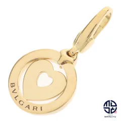 BVLGARI ブルガリ 750YG K18 18金イエローゴールド TONDO トンド ハート チャーム ペンダントトップ ジュエリー アクセサリー ブランドのサムネイル